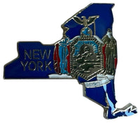 State Map Shape Pins Flag Background