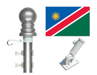 Namibia flag and spinner pole kit