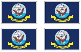 Navy Flag Sheet Stickers