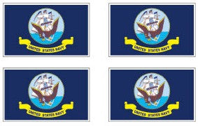 Navy Flag Sheet Stickers