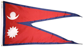 Nepal Nylon Flag