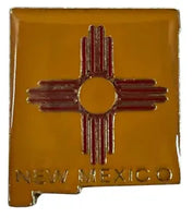 State Map Shape Pins Flag Background
