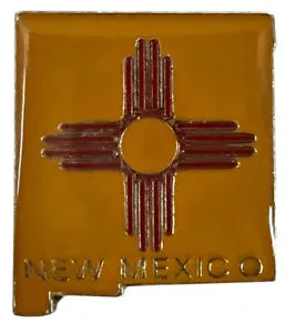 New Mexico State Lapel Pin - Map Shape (Updated Version)