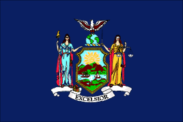 New York Polyester State Flag - 3'x5'