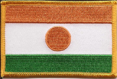 Niger World Flag Patch