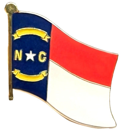North Carolina Single Flag Pin
