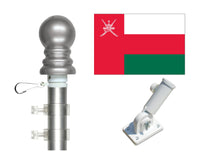 Oman flag and pole kit