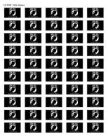 POW/MIA Flag Stickers - 50 per sheet