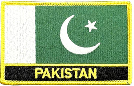 Pakistan Flag Patch with Name