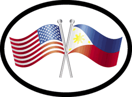 Philippines Oval Friendship Decal