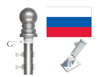 Russia Flag and Pole Kit