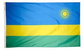 Rwanda Nylon Flag
