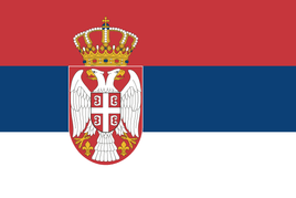 Serbia 3'x5' Nylon Flag