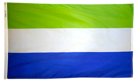 Sierra Leone Nylon Flag