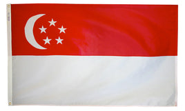 Singapore Nylon Flag