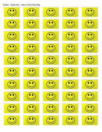 Smiley Face Sheet Stickers