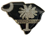 State Map Shape Pins Flag Background