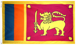 Sri Lanka Nylon Flag