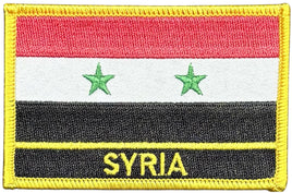 Syria Flag Patch with Name