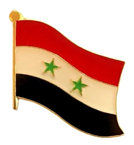 Syria flag single pin