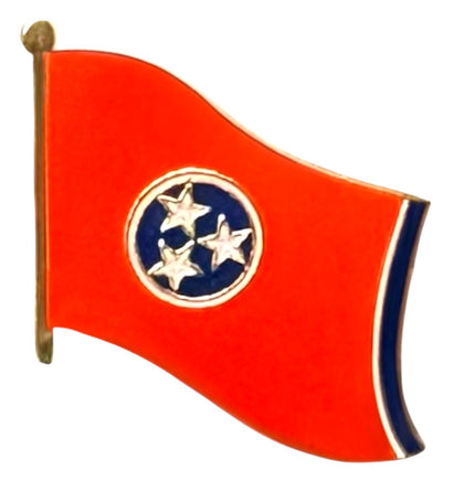 Tennessee State Flag Single Pin