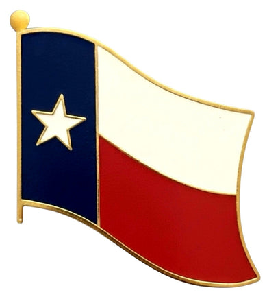 Texas Flag Single Pin