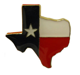 Texas State Lapel Pin - Map Shape (Updated Version)