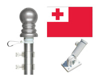 Tonga flag and pole kit