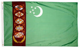 Turkmenistan Nylon Flag