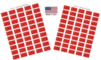 Country Flag Sheet Stickers T-Z