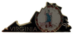 Virginia State Lapel Pin - Map Shape (Updated Version)