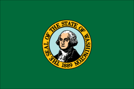 Washington 3'x5' Nylon State Flag