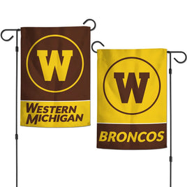 Western Michigan Broncos 12.5” x 18″ College Garden Flag