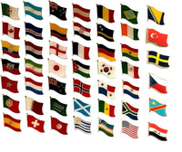 World Cup 2026 Soccer Flag Pin Set