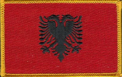 Albania World Flag Patch