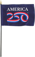 Miniature American 250th Flag