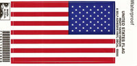 United States Vinyl Flag Decal - 2 3/8" x 4"