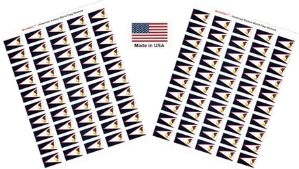 American Samoa flag sheet stickers