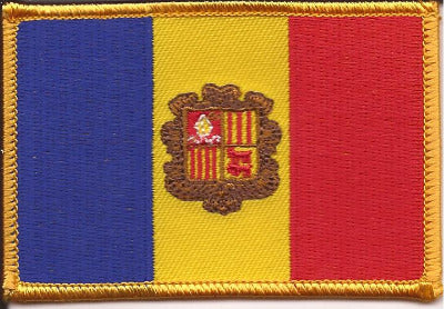 Andorra World Flag Patch