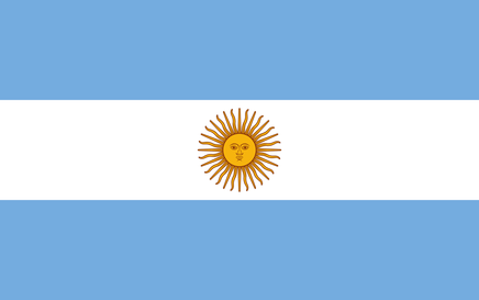 the Argentina flag