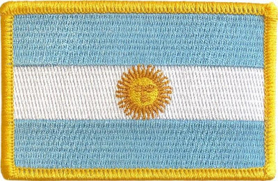 Argentina World Flag Patch