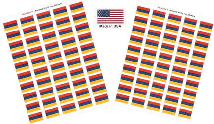 Armenia flag sheet stickers