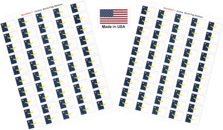 Azores flag sheet stickers