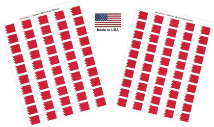 Bahrain flag sheet stickers