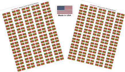 Basque Lands flag sheet stickers