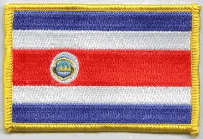 Costa Rica World Flag Patch