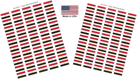Egypt flag sheet stickers