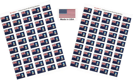 Falkland Islands flag sheet stickers