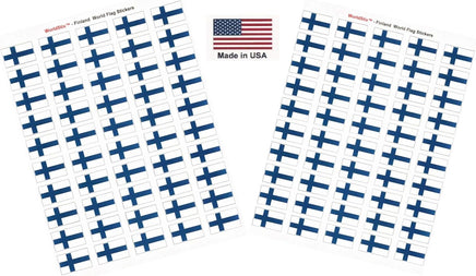 Finland flag sheet stickers