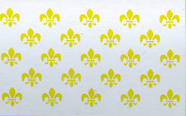 23 Fleur De Lis White Flag
